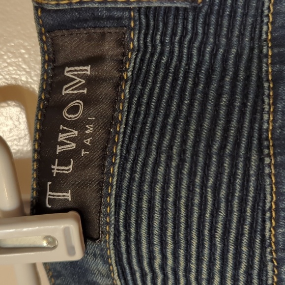 T2M Men's Jeans Denim Biker TtwoM Tami Size 46 - Like NEW - Picture 4 of 6